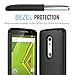 Droid Maxx 2 Case, MoKo [Shock Absorption] Slim Dual Layer Protective Case with Soft Silicone Bumper and Rigid PC Back Cover for Motorola Droid Maxx 2 / Moto X Play - Black