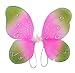 Enchantly Fairy Costume - Fairy Wings for Girls - Butterfly Costume for Girls - Hot Pink and Green Wings, Tutu, Wand and Halo