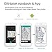 [2018 UPGRADED] Newest Version Elfinbook Smart Wirebound Notebook, Cloud Storage App Notebook, Erasable, Reusable 500+, Water-to-Erase - B5 6.9