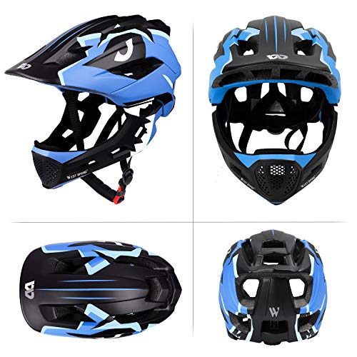 Kids Bike Helmet 3-15 Years, CE Certified Breathable Ultralight Adjustable Cycling Helmet Toddler for Bicycle, Skateboard, Scooter, Rollerblading, Children Protective Gear (20-22 Inches) (5 Colors)