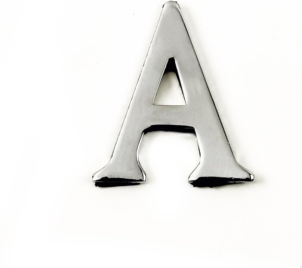 Black Country Metal Works 1.52 Inch Self Adhesive Solid Brass Numbers