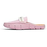 SWIMS Mens Loafers, Slide Shoes for Men, Casual Beach Loafer, Comfortable Summer Shoe, Stylish Lightweight Walking Footwear, (Pink,15)
