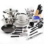 Essential-Total-Kitchen-83-Piece-Combo-Set-Black