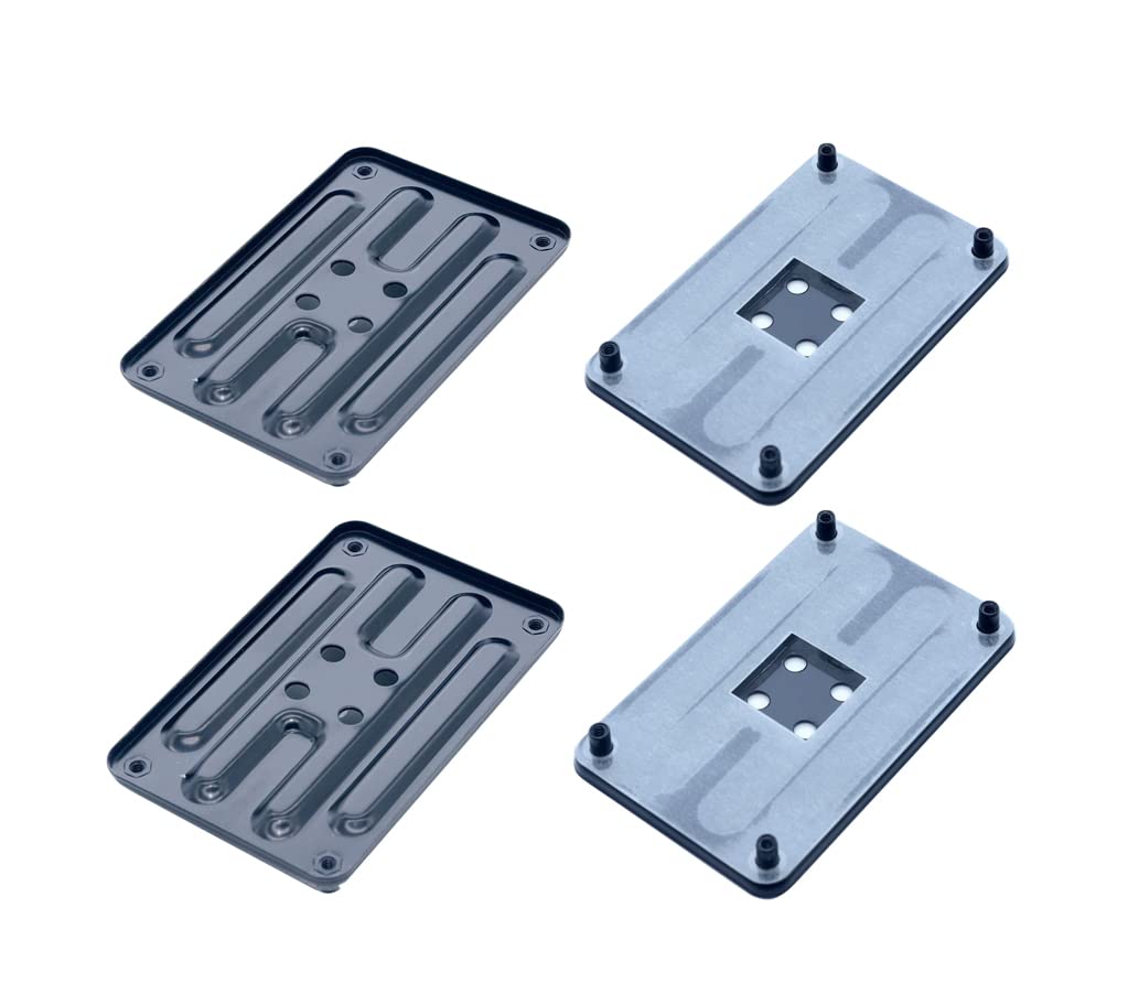 Tiardey 2Pcs Metal AMD AM4 CPU Heatsink Bracket Backplate,Durable Radiator Base Holder Mounting Backplane for AM4 AMD