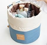 HOYOFO Travel Restroom Barrel Cosmetic Bag multi Makeup Bags