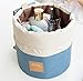 HOYOFO Travel Restroom Barrel Cosmetic Bag multi Makeup Bags