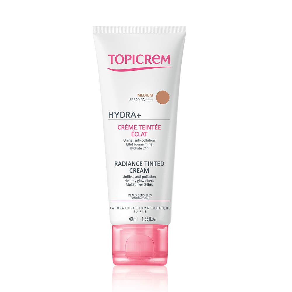 Topicrem Hydra+ Radiance Tinted Cream SPF 40 40ml - Medium