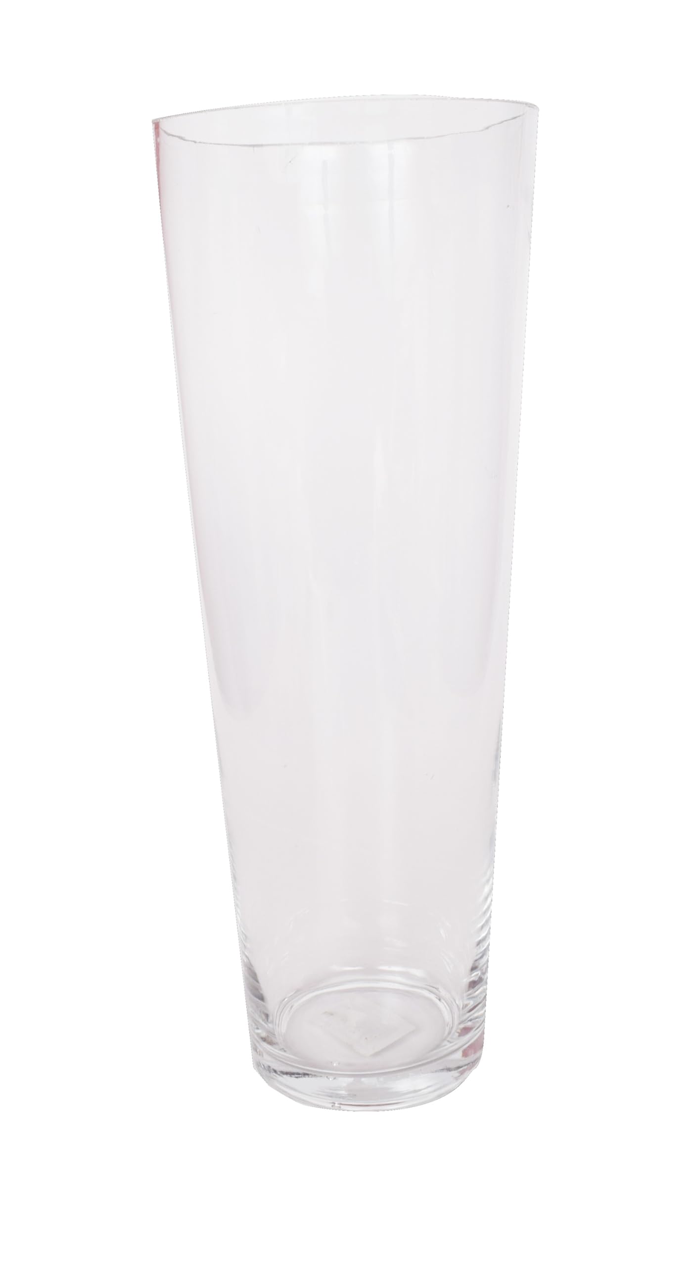 Transparent Cylindrical Decorative Glass Vase 2 mm Thickness for Decorating Tables at a Wedding, Home or Ceremony Create Your Electric Light Decoration H.40 Diameter 15 cm