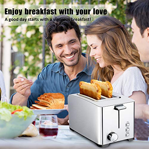 4 VillSure+Stainless+Toasters+Function+Removable