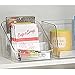 InterDesign Linus Kitchen Cabinet Spice Soup Chili Packet Organizer, Set of 2, Clear