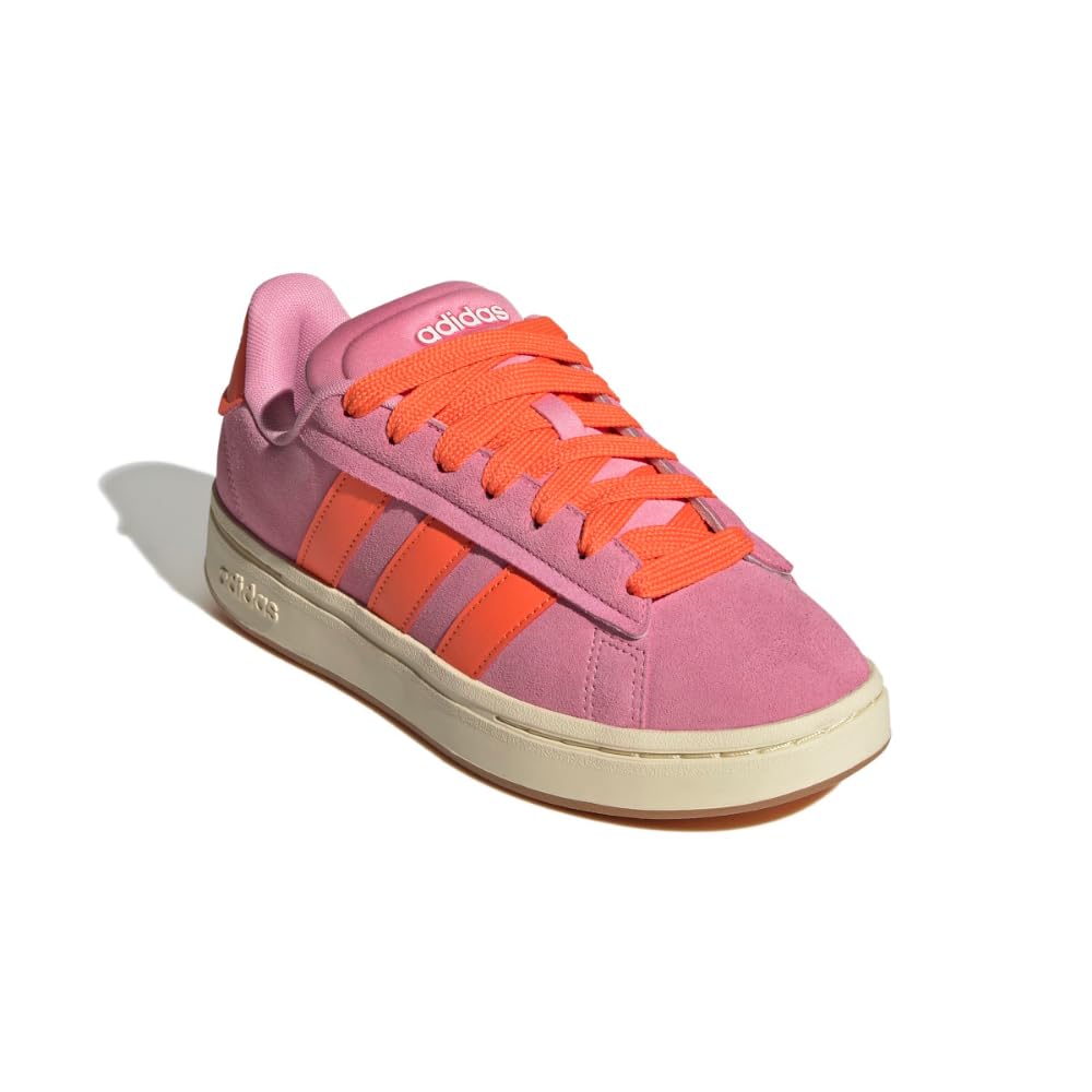 adidas Women's Grand Court Alpha 00s Sneaker, Bliss Pink/Semi Impact Orange/Gum, 9.5 Image adidas Women's Grand Court Alpha 00s Sneaker, Bliss Pink/Semi Impact Orange/Gum, 9.5 Image