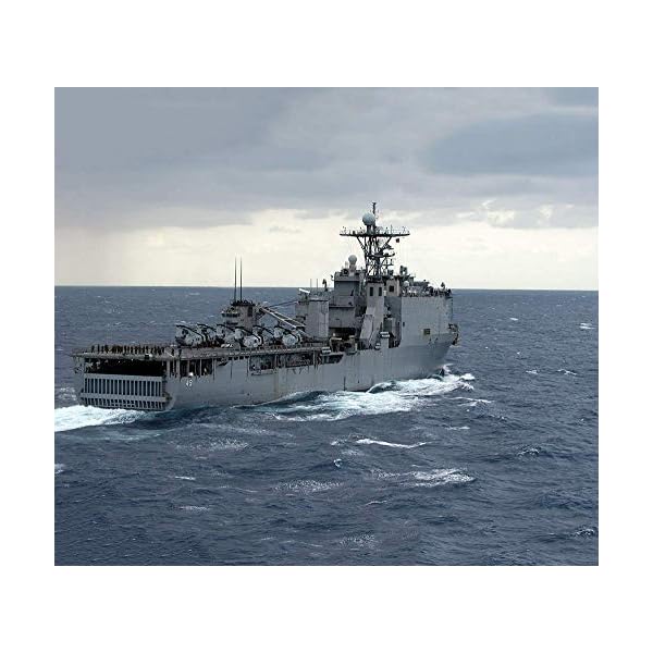 WCY Military-Landungs-Schiff Gummi Modell Spielzeug, 1/350 Maßstab USS „Harpers Ferry“ Klasse amphibischen Whidbey… – Bild 6