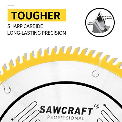 Sawcraft 10 Inch Circular Saw Blade ATB Ultra Fine Finishing 90 Teeth