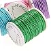 WINOMO 10 Rolls Waxed Cotton Cord Thread 10M 1MM Jewellery Making Cord