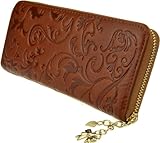 Heshe Womens Leather Long Wallets Card Holder Wallet Money Clips with Zippered