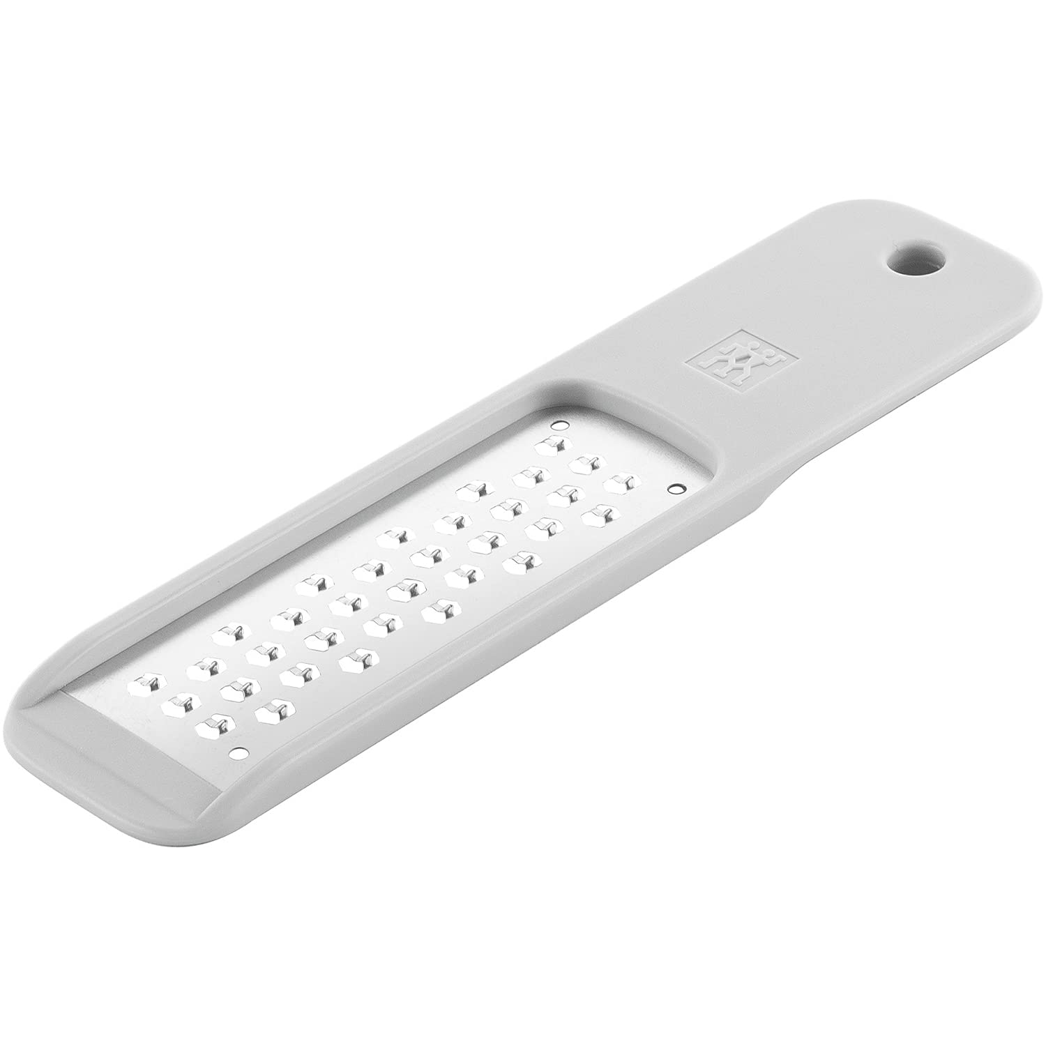 ZWILLING Z-Cut Stainless Steel Mini Grater, Plastic Housing, Two-Way Grating Technology, Grey