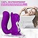 Maison-Market Clitoral Massager Cute Squirrel Cartoon Shape with Sucking Nipples Clitoris Function, 10 Modes and 10 Sucking Intensity Stimulation for Women, Purple