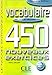 Vocabulaire 450 Exercises Textbook + Key (Beginner) (English and French Edition) by Sirejols