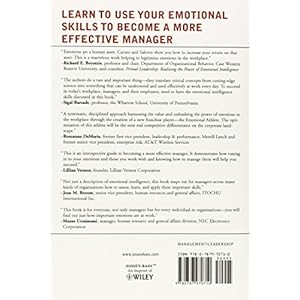 The Emotionally Intelligent Manager: How to Develop and Use the Four Key Emotional Skills of Leadership
