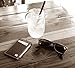 Slim Leather Wallets for Men - Credit Card Holder Front Pocket Wallets for Men - Thin Mens Wallets (Black Leather/Black Thread)