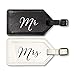 C.R. Gibson True Love 2-Piece Luggage Tag Set, Mr. and Mrs