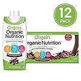 Orgain Organic Nutrition Shake, Creamy Chocolate Fudge, 11 Ounce, 12 Count