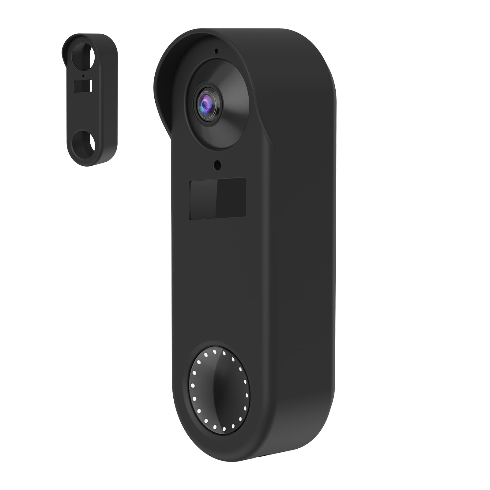 Photo 1 of Baaletc Silicone Skin Case Cover Compatible with Arlo Doorbell, UV & Weather Rain Protection Cover for Arlo Doorbell (AVD1001-black)