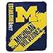 NCAA Collegiate School Logo Fleece Blanket (Michigan Wolverines, 50