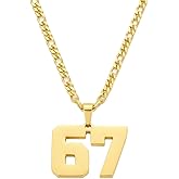 Acun 67 Pendant Necklace for Men & Women Meme Jewelry Hip Hop Streetwear & Football Chain