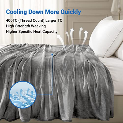 Topcee Cooling Blanket for Night Sweats Decorative Tie Dye，Absorbs Heat