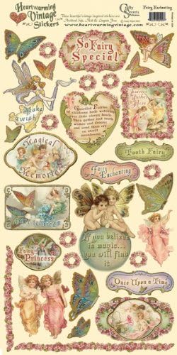 Vintage Cardstock Stickers Fairy Enchanting - 6" x 12" 1 pcs sku# 622136MA