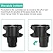 accmor Car Cup Holder, Car Cup Holder Expander,2 in 1 Multifunctional 2 Cup Mount Extender, Unique Design Soft Drink Can Coffee Bottle Stand, Universal Adjustable Water Bottle Coffee Holder