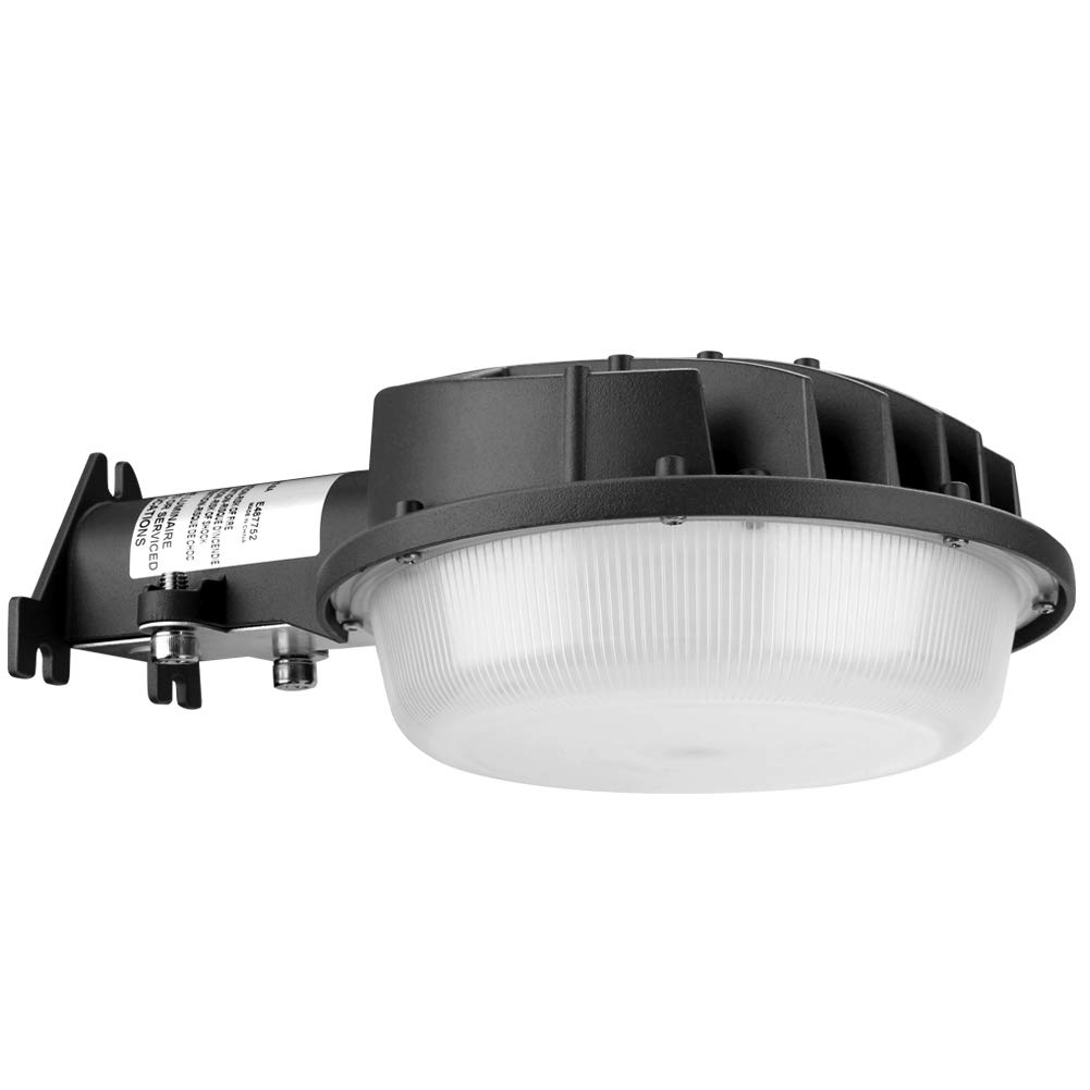 Hyperlumen LED Outdoor Lights Dusk to Dawn Barn Light Photocell Included 50W 250-400W Equiv.5500K Daylight Flood Light Wall Mount Security Light 6000LM Yard Lights or Area Light