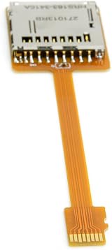 Cablecc Micro SD TF Card Extender Cable Soft Flat FPC Extension 10cm view 8