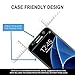 Black - [2 Pack] Samsung Galaxy S7 Screen Protector, Linboll - Full Screen Coverage, 9H Hardness, Anti-Scratch, HD Ultra-clear, Bubble Free,Tempered Glass Screen Protectors For Galaxy S7