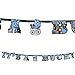 Havercamp Baby Boy Camo Gender Reveal Banner. - It's A Buck Banner! - 7 1/2 Feet Long, 7 Inch Letters in Light Blue Camo. Baby Boy Gender Reveal Party Collection