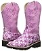 Roper Square Toe Floral Glitter Western Boot (Toddler/Little Kid)