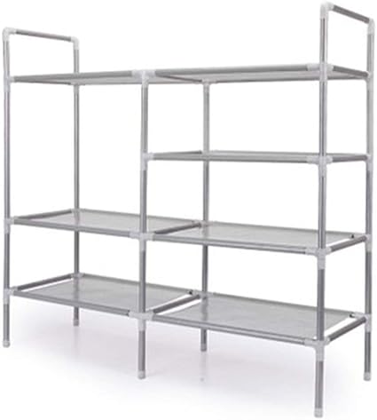 BLOIBFS DIY Schuhregal, Vlies-Aufbewahrungsschrank Aus Stahlrohr