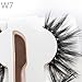 JIMIRE 3D Mink Strip Lashes Full Volume Eyelashes Ultra Fluffy 20mm Mink False Lashes with Eyelash Tweezers 3 Styles