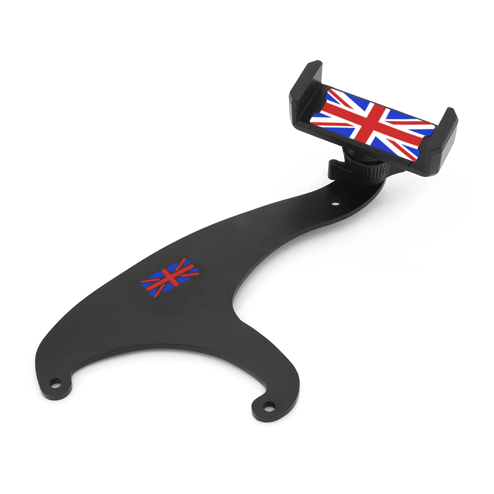 Heinmo For Cooper F54 Clubman F55 Hardtop F56 Hatchback F57 Convertible F60 Countryman Smartphone Cell Phone Cup Mount Holder with Cradle Rotatable Clip(for 3.5-5.5 Inch Phone) (Red rice)