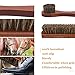 Brobery Shoe Brush with 100% Horsehair Brush, Crepe Suede Shoe Brush, Brass Suede Shoe Brush, for Shoes Boot Leather, Set of 7