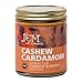 JEM - All Natural, Vegan, Organic, Dairy Free Cashew Cardamon Nut Butter - Creamy Artisan Spread for Snacks and Sandwiches 6 oz