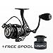 KastKing Mela II Spinning Reel, Light, Smooth Fishing Reel, Free Spare Graphite Spool, 10 + 1 BB, 5.2:1 Gear Ratio, Powerful Carbon Fiber Drag System.