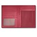 RFID Blocking Leather Passport Holder For Men and Women - Pink