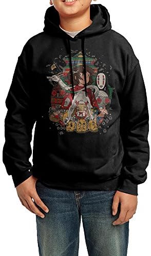 Youth's Spirited Away Logo Hoodies XL Black