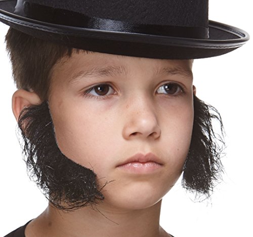 Small Realistic L shaped mutton chops, sideburns - Image 7
