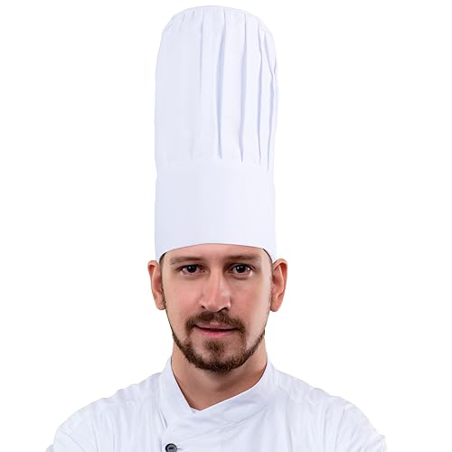 3pcs Adjustable Elastic Chef Hats Adults Breathable Baker - Kuwait