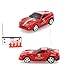WLtoys Mini Coke Racer Speed Radio Remote Control Micro Racing Car Hobby Vehicle Toy Gift With LED Color by Random 1 PCS（1 frequency by random）