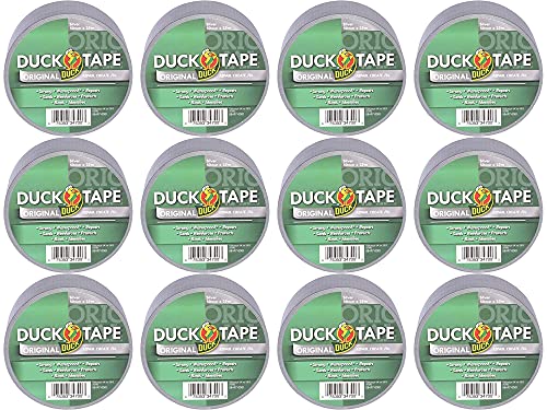 Duck Tape Original Silver, 50 mm x 25 m, Pack of 12