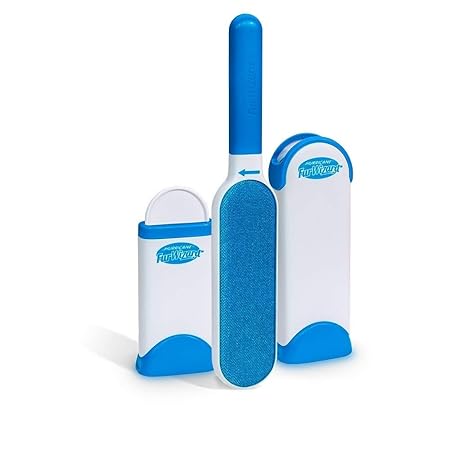 Hurricane Mediashop Fur Wizard inkl Mini Wizard Reinigungsstation Tierhaare entfernen Haarentferner Fusselentferner Fusselrol